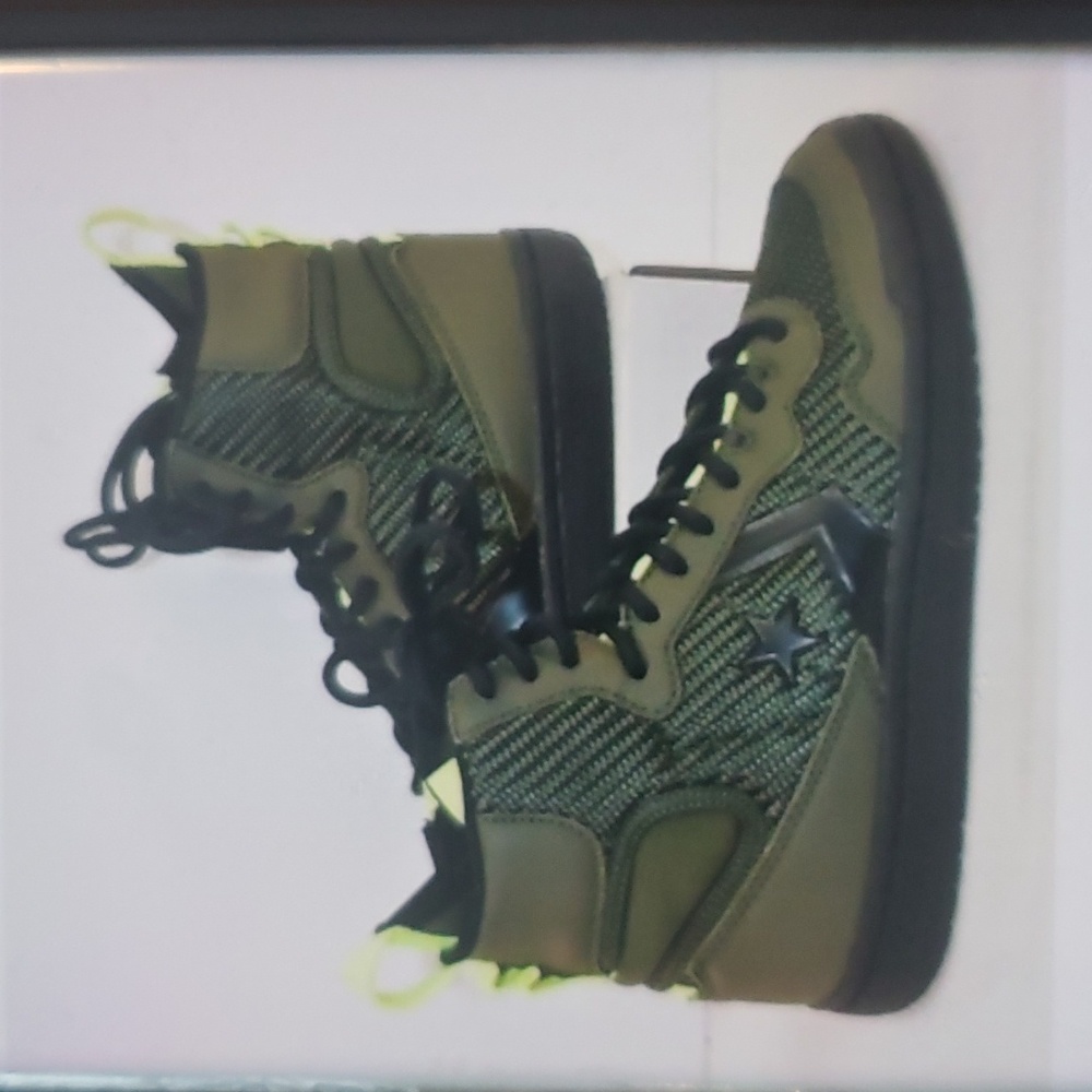 Converse Fastbreak Hi Zipper utility top cascade shoes